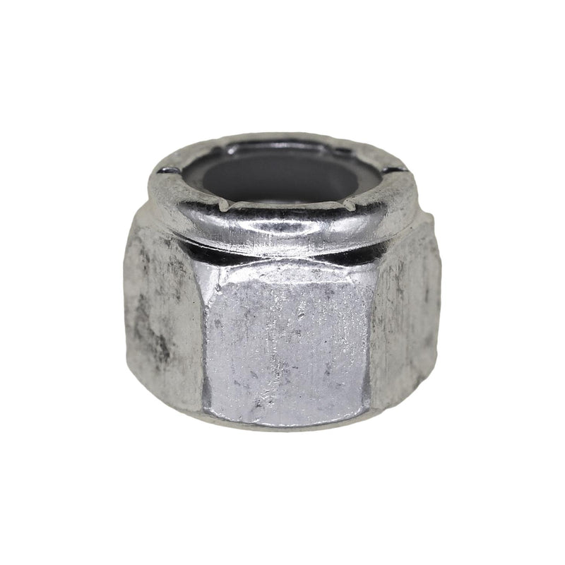 3/8"-16 Nylon Insert Hex Stop Nut, Zinc