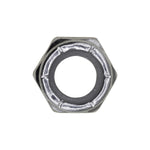 3/8"-16 Nylon Insert Hex Stop Nut, Zinc