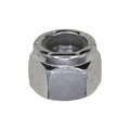3/8"-24 Nylon Insert Hex Stop Nut, Zinc