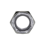 3/8"-24 Nylon Insert Hex Stop Nut, Zinc