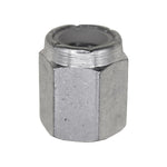 7/16"-20 Nylon Insert Hex Stop Nut, Zinc