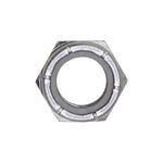 7/16"-20 Nylon Insert Hex Stop Nut, Zinc