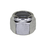 1/2"-13 Nylon Insert Hex Stop Nut, Zinc