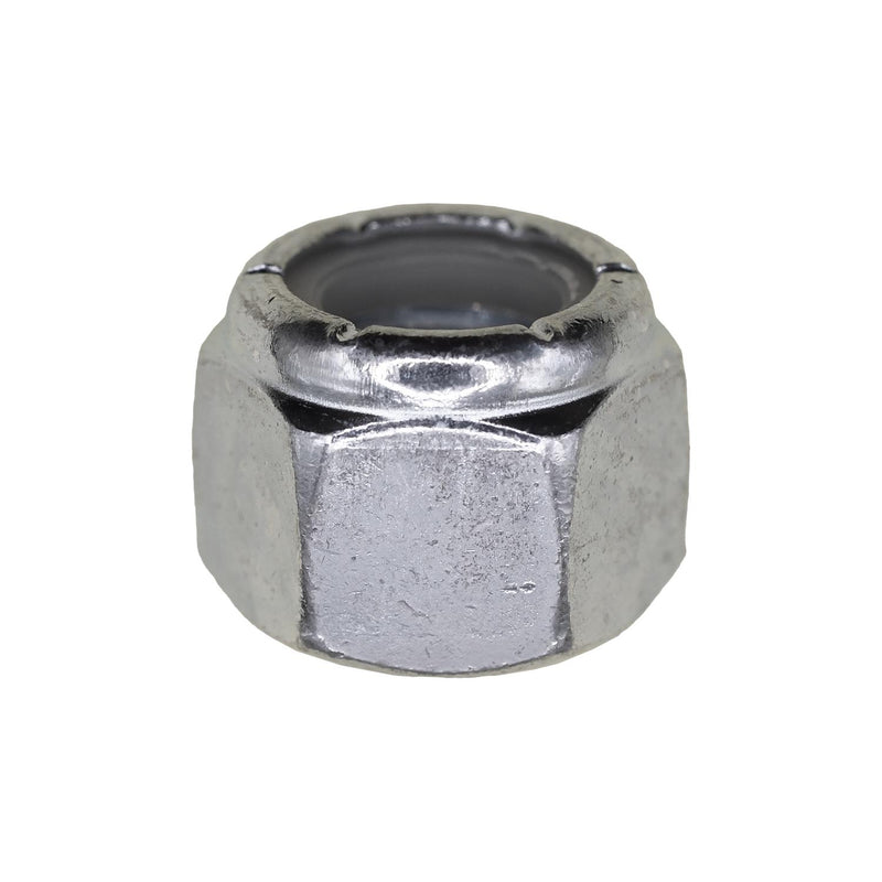 1/2"-13 Nylon Insert Hex Stop Nut, Zinc