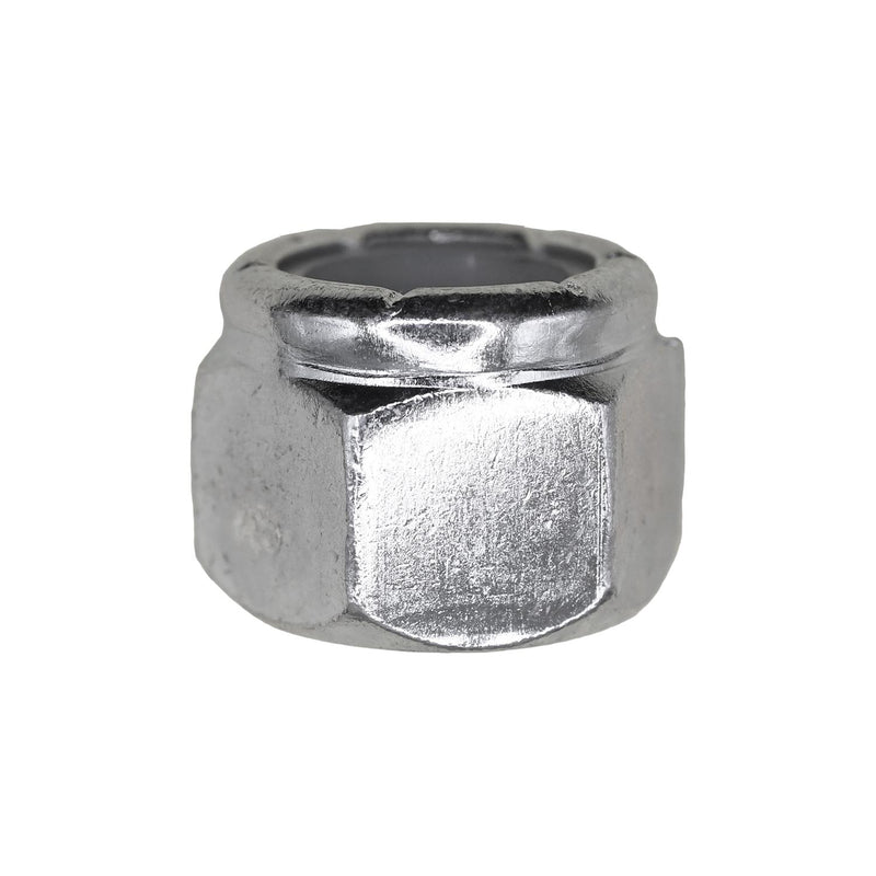 1/2"-20 Nylon Insert Hex Stop Nut, Zinc