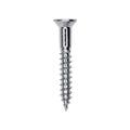 1" Phillips Flat Head Wood Screw, Zinc