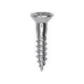 3/4" Phillips Flat Head Wood Screw, Zinc
