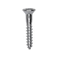 1" Phillips Flat Head Wood Screw, Zinc