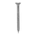 1-3/4" Phillips Flat Head Wood Screw, Zinc