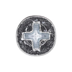 1-3/4" Phillips Flat Head Wood Screw, Zinc