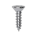 3/4" Phillips Flat Head Wood Screw, Zinc