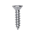 #12x1" Phillips Flat Head Wood Screw, Zinc
