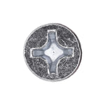 #12x1" Phillips Flat Head Wood Screw, Zinc