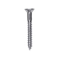 2" Phillips Flat Head Wood Screw, Zinc