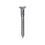 2" Phillips Flat Head Wood Screw, Zinc