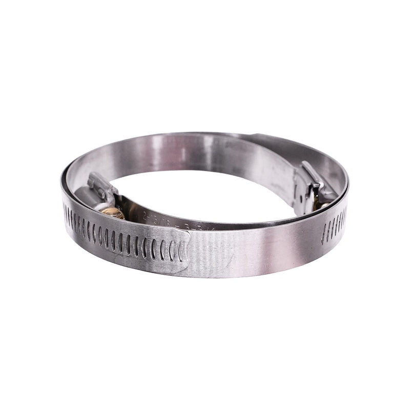 1-7/8" 300 Stainless Steel Band & Saddle, Steel Screw Hose Clamps, Plated Screw & Housing