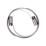 1-7/8" 300 Stainless Steel Band & Saddle, Steel Screw Hose Clamps, Plated Screw & Housing