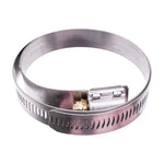 4-1/4" 300 Stainless Steel Band & Saddle, Steel Screw Hose Clamps, Plated Screw & Housing
