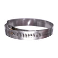 4-3/4" 300 Stainless Steel Band & Saddle, Steel Screw Hose Clamps, Plated Screw & Housing