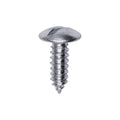 #14x3/4" Slotted Truss Head License Plate Screw, Type A/AB, Zinc
