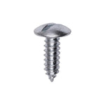 #14x3/4" Slotted Truss Head License Plate Screw, Type A/AB, Zinc