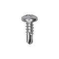 #8x7/16" Phillips Pan Head Teks Screw, Type 2 Self-Drilling Tek, Zinc