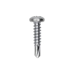 #8x3/4" Phillips Pan Head Teks Screw, Type 2 Self-Drilling Tek, Zinc
