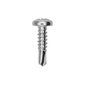 #10x3/4" Phillips Pan Head Teks Screw, Type 2 Self-Drilling Tek, Zinc