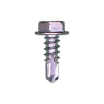 #8x1/2" Hex Head Washer Teks Tapping Screw, Type 2 Self-Drilling Tek, Zinc