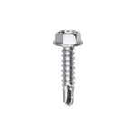 #8x3/4" Hex Head Washer Teks Tapping Screw, Type 2 Self-Drilling Tek, Zinc