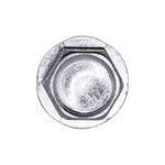 #14x3/4" Hex Head Washer Teks Screw, Type 3 Self-Drilling Tek, Zinc