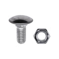 5/16"-18x3/4" Round Head Bumper Bolt And Nut, Zinc