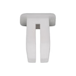 1/4" White Nylon Nut Or Screw, #8