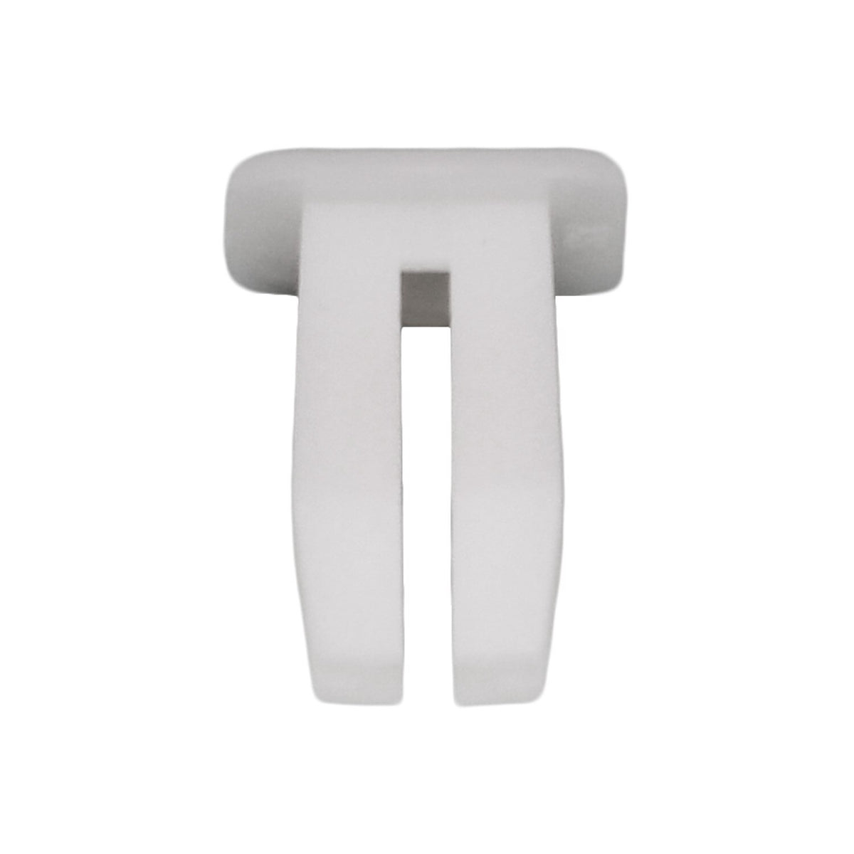 1/4" White Nylon Nut Or Screw, #8