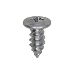 #8-18x3/8" Phillips Truss Head Special Round Washer Tapping Screw, Type A/AB, 9/32" Washer, Zinc