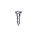 #4-24x3/8" Phillips Flat Head Steel Special Screw, Type A/AB, 7/32" Washer, Zinc