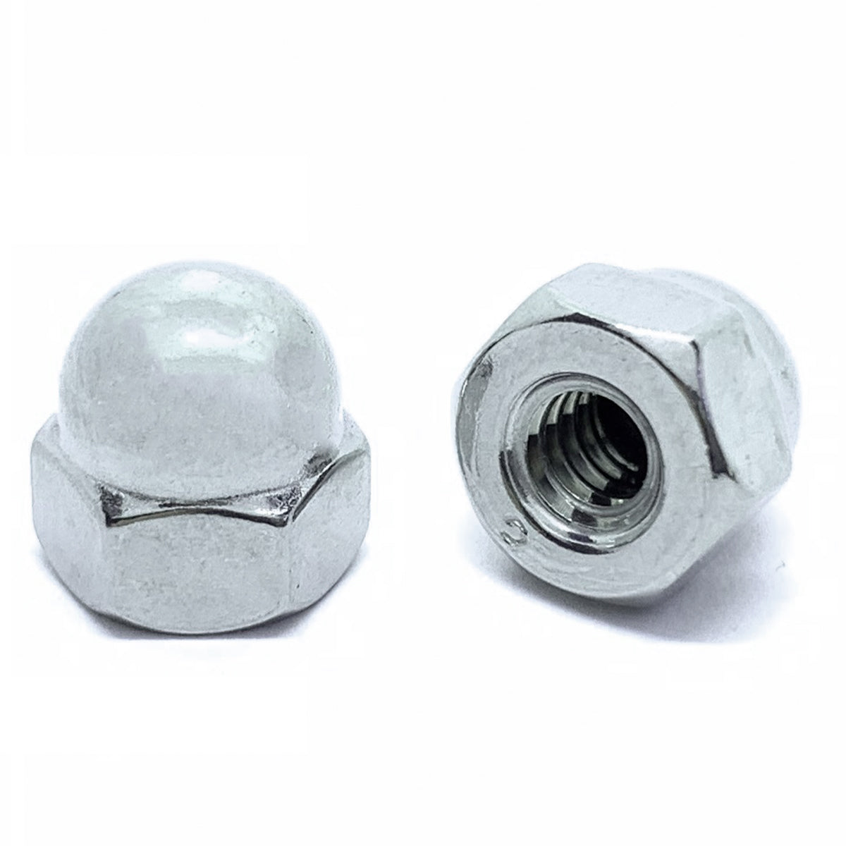 M12-1.75 Class 6 Acorn Nuts Zinc Clear