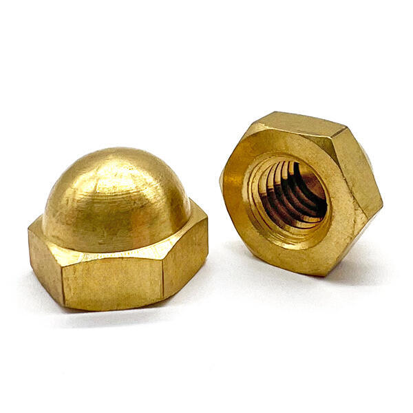 5/16"-18 Brass Acorn Nuts