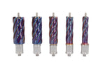 5 Piece Set with 2" Depth of Cut - nACo (Nano-Composite) Coated Blue Annular Cutter