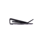 #8 Spring Type U-Nut, Panel 0.025-0.125", Phosphate, 3/8" Ctr Hole Edge
