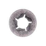 1/4" Pushnut Bolt Retainer Bolt, Zinc, 1/2"