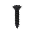 #8x3/4" Phillips Oval Head Tapping Screw Oxide, Type A/AB, Black Oxide, Standard