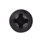 #8x3/4" Phillips Oval Head Tapping Screw Oxide, Type A/AB, Black Oxide, Standard