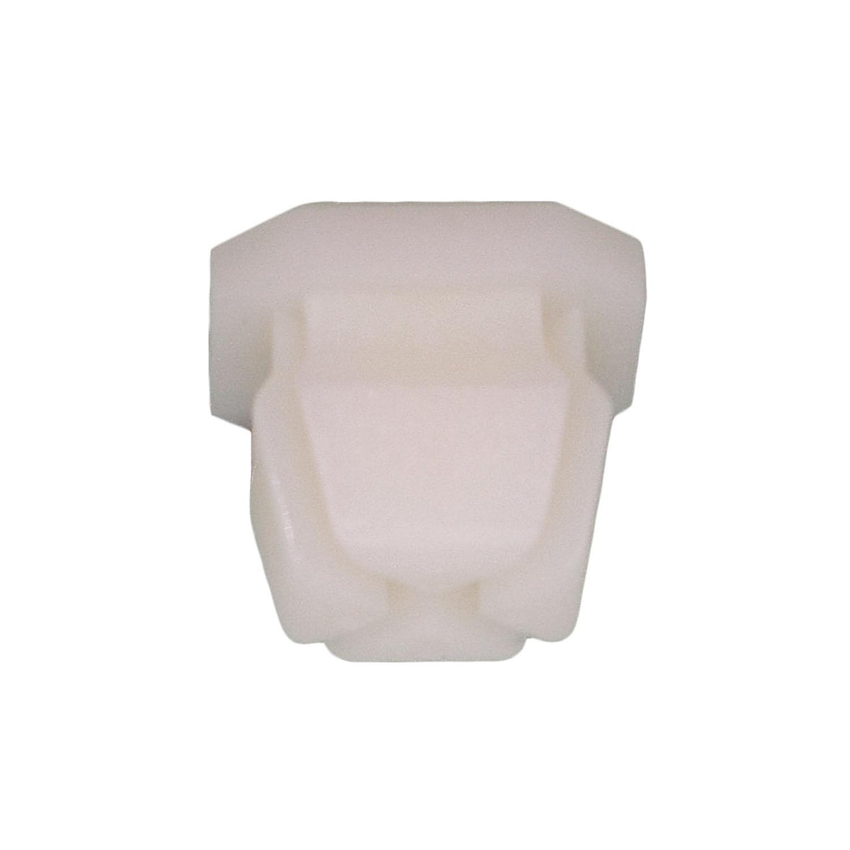#8 White Nylon Grille Nut, Natural