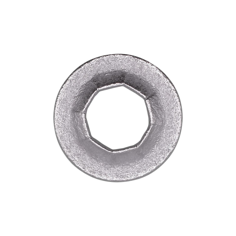 3/8" Push-On Retainer For Stud, Zinc