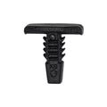3/16"x7/16" Black Nylon Weatherstrip Retainer, 3/16"x1/2" Head