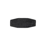 3/16"x7/16" Black Nylon Weatherstrip Retainer, 3/16"x1/2" Head