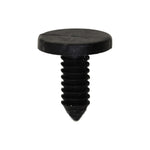 5/32"x3/8" Black Nylon Weatherstrip Retainer, 13/32" Head