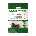 3/16"x5/8" Black Nylon Weatherstrip Retainer Amc, 7/16" Head
