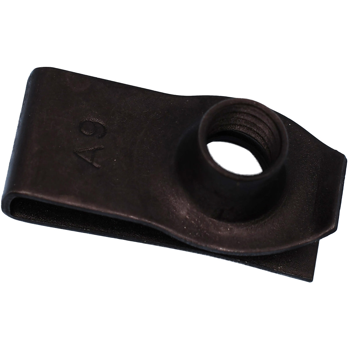 M8-1.25 Extruded U-Nut, Panel 0.8mm-4.0mm, 20mm Ctr Hole Edge